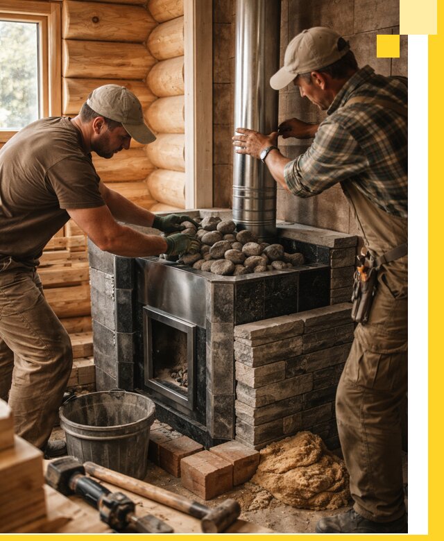 Строительство и отделка русских бань под ключ в Ялуторовске