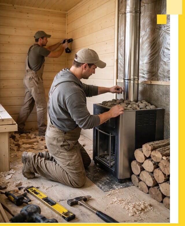 Строительство деревянных бань под ключ в Ялуторовске проекты и монтаж