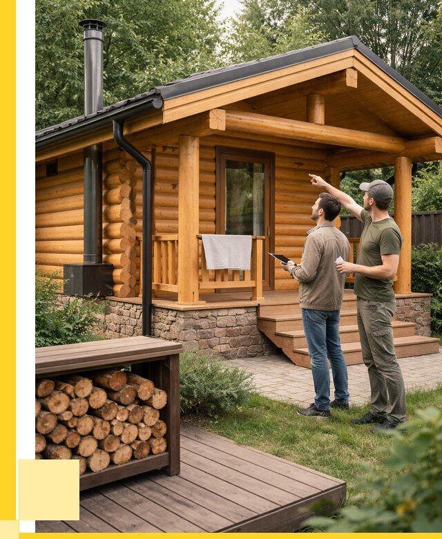 Бани для дачи под ключ в Ялуторовске от 258225 р. | ЭриданЛтр