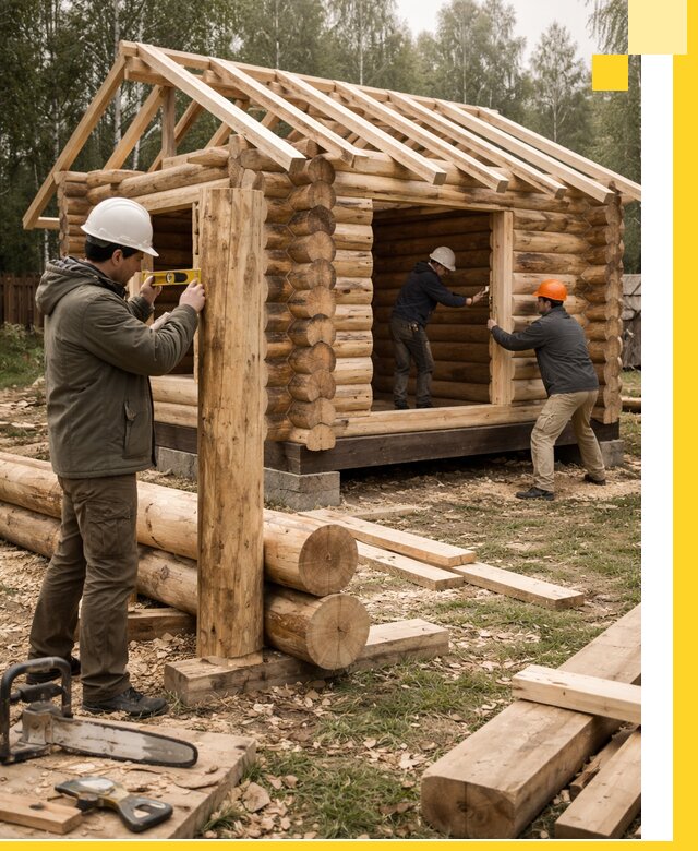 Строительство бань для дачи под ключ в Ялуторовске с доставкой и монтажом