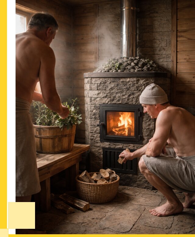 Банные печи под ключ в Ялуторовске от 46481 р. | ЭриданЛтр кирпичная