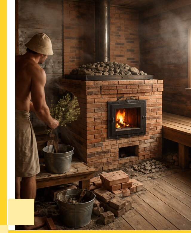 Кирпичные банные печи в Ялуторовске от 92961 р. | ЭриданЛтр