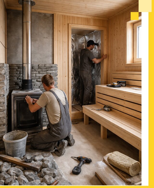 Строительство и изготовление бань под ключ в Ялуторовске