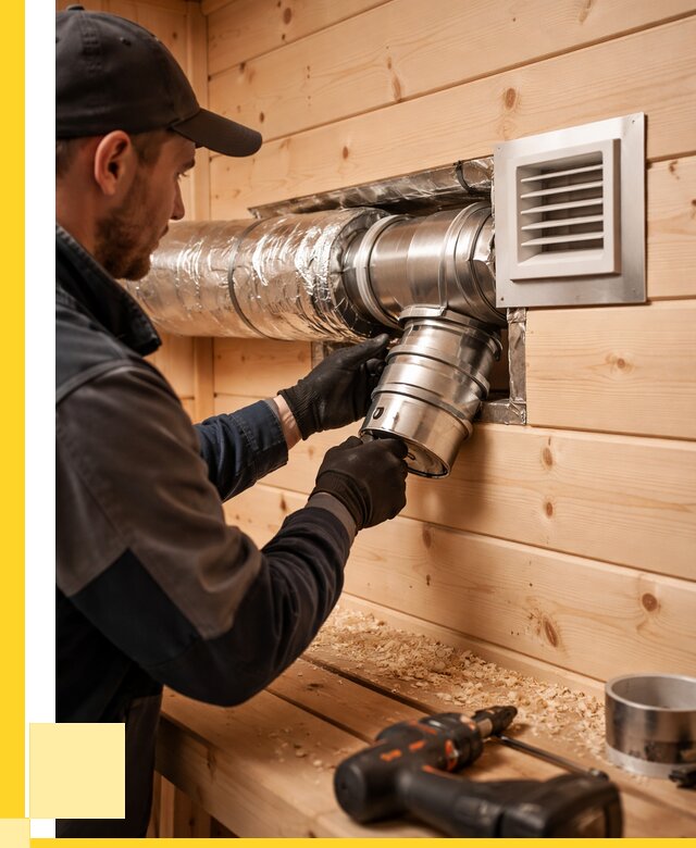 Монтаж вентиляции бани в Ялуторовске от 12395 р. | ЭриданЛтр