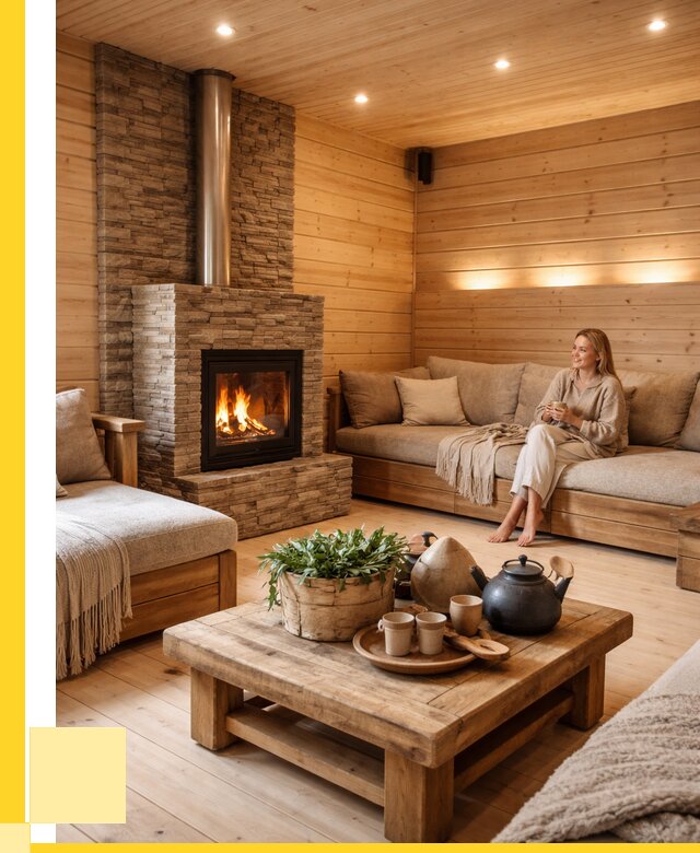 Проект бани с комнатой отдыха в Ялуторовске от 36152 р. | ЭриданЛтр