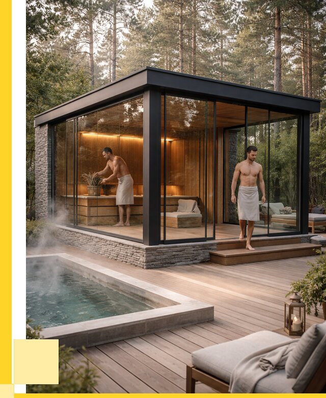 Стеклянные бани и двери в Ялуторовске от 464805 р. | ЭриданЛтр