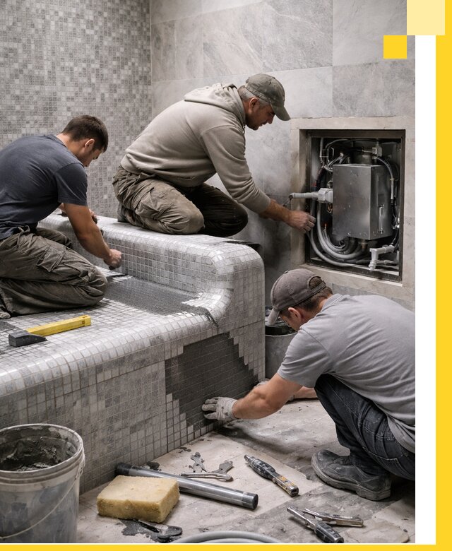 Проекты хамамов под ключ в Ялуторовске и дизайн и строительство