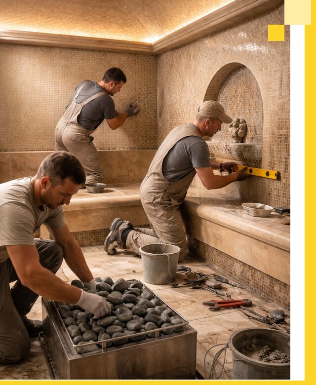 Проектирование и строительство хамама и сауны в Ялуторовске