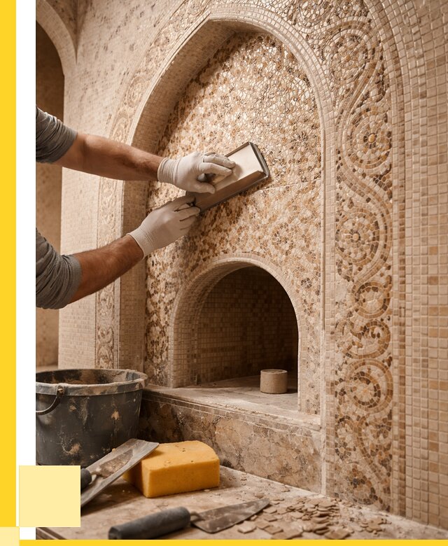 Мозаика для хамама в Ялуторовске под ключ от 5165 р. | ЭриданЛтр