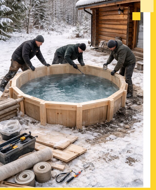 Изготовление и установка ледяных купелей под ключ в Ялуторовске